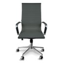 Ver imagem 2 de Cadeira Presidente Giratória Esteirinha Charles Eames Cinza