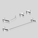 Ver imagem 3 de Kit de Acessórios para Banheiro Alto Brilho 4 Peças Grego Metal 2050at