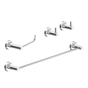 Ver imagem 1 de Kit de Acessórios para Banheiro Alto Brilho 4 Peças Grego Metal 2050at