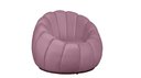 Ver imagem 4 de Kit Poltrona c/ Puff Concha Veludo Rose