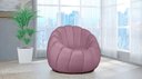 Ver imagem 2 de Kit Poltrona c/ Puff Concha Veludo Rose