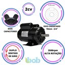 Ver imagem 2 de Motor Elétrico Lixadeira Cinta Cutelaria 2cv Alta Rota. Mono