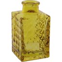 Ver imagem 1 de Vaso Garrafa Decorativo de Vidro Amarelo 9x5x5cm Enfeite Sala Mesa Estante
