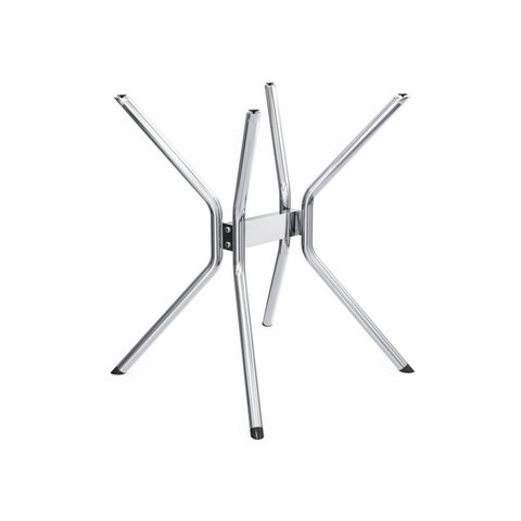 Base de Metal para Mesa de Jantar 60cm Loire Prata/Cromado
