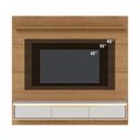 Ver mais imagens de Painel para TV até 65 Polegadas com LED 3 Portas e 1 Prateleira Multimóveis Crcol-PTV029 Madeirado
