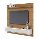 Ver imagem 2 de Painel para TV até 65 Polegadas com LED 3 Portas e 1 Prateleira Multimóveis Crcol-PTV029 Madeirado