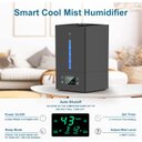 Ver imagem 5 de Umidificador 6l com Difusor de Óleos Essenciais e Bocal 360°