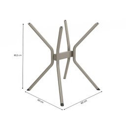 Base de metal para Mesa de Jantar 60cm Loire - 2