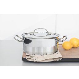Caçarola Professional Rasa 24 Cm 4,7 L em Aço Inox Fundo Triplo Detalhe Satinado Tramontina 62623/24 - 5