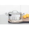 Caçarola Professional Rasa 24 Cm 4,7 L em Aço Inox Fundo Triplo Detalhe Satinado Tramontina 62623/24 - 5