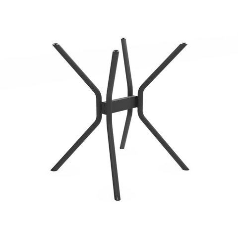 Base de Metal para Mesa de Jantar 60cm Loire Preto/Fosco