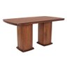 Mesa de Jantar Retangular 180 X 95 Cm de Madeira na Cor Imbuia - 1