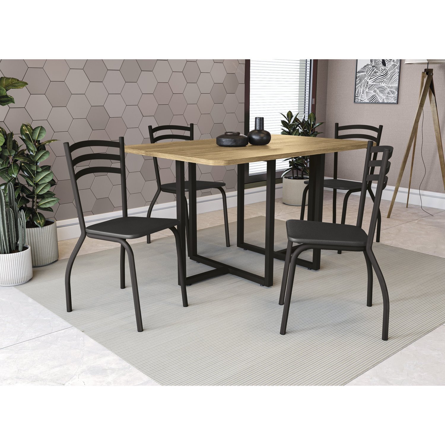 Base Geneva 70x80cm de Metal | MadeiraMadeira