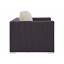 Ver imagem 3 de Poltrona com Puff em Alumínio e Fibra Sintética para Sala Sacada e Jardim