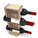 Ver imagem 1 de Mini Adega Mdf para 4 Garrafas