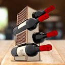 Ver imagem 6 de Mini Adega Mdf para 4 Garrafas
