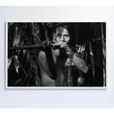 Ver imagem 1 de Quadro Índio Caçando na Amazônia Medidas 60x40 Cm Impressão Vidro Acrílico