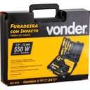 Ver imagem 5 de Furadeira De Impacto 1/2'' Fiv 519 Jogo 19 Acessórios 127V Vonder