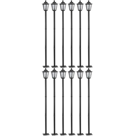 Kit 12 Poste de Jardim Luminária Colonial 1,71m Alumínio Gre