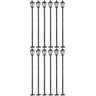 Kit 12 Poste de Jardim Luminária Colonial 1,71m Alumínio Gre - 1