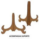 Ver imagem 6 de Quadro Decorativo MDF 20cm x 28cm para Sala de Estar Salmo 91 M01 Branco e Cru - Annie Decor