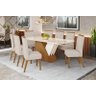 Mesa Jantar Epic 200 8 Cadeiras Nina Linho - Henn - 2