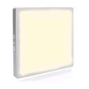 Ver imagem 1 de Painel Plafon Led 24w Quadrado Sobrepor Branco Quente 3000k Embuled