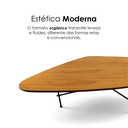 Ver imagem 6 de Mesa de Centro Capri Formato Orgânico 116x30