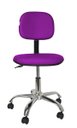 Ver imagem 2 de Cadeira Secretaria Giratoria Bolt CR - Couro Sintetico Corano - Roxo