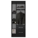 Ver imagem 2 de Guarda Roupas Solteiro 3 Portas 2 Gavetas Nobre