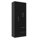 Ver imagem 3 de Guarda Roupas Solteiro 3 Portas 2 Gavetas Nobre