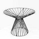 Ver imagem 1 de Base de Mesa Florença Redonda D60 Raiada Metal Preto