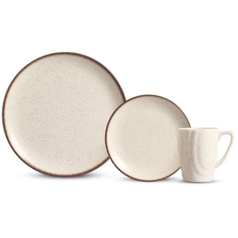 Aparelho de Jantar 12 Pecas Vanilla C/ Caneca