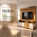Ver imagem 6 de Estante de TV 65 pol 180cm 2 Portas Helen Cinamomo/Off White H01 - D’Rossi