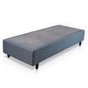 Ver imagem 3 de Cama Box Solteiro com Colchão Espuma Punta Cana D33 Cinza Hellen Colchões