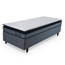 Ver imagem 6 de Cama Box Solteiro com Colchão Espuma Punta Cana D33 Cinza Hellen Colchões