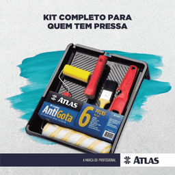 Rolo de Lã Anti Gota com Garfo Gaiola 2321SR 23cm Atlas - 4
