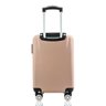 Mala de Bordo 10 Kg para Viagem em Abs Cadeado Integrado Rodas 360º Gladiador C1mb: Rose Gold - 4