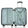 Mala de Bordo 10 Kg para Viagem em Abs Cadeado Integrado Rodas 360º Gladiador C1mb: Rose Gold - 3