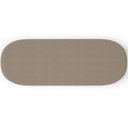 Ver imagem 2 de Kit 02 Puffs Decorativos Orgânicos para Living Quarto 140cm Doha W01 Bouclê Bege - Lyam Decor
