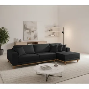 Sofá Cronos 03 Metros Chaise Lado Direito Meu Sofá Online