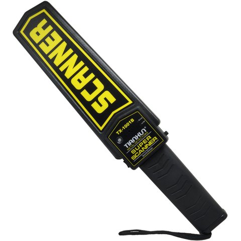 Detector Metal Portátil para Segurança Scanner Bastão Revista Eventos Bateria 9V Importway Iwdm-006