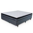 Ver imagem 1 de Cama Box Queen Punta Cana D33 Cinza