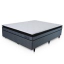 Ver imagem 5 de Cama Box Queen Punta Cana D33 Cinza Hellen Colchões