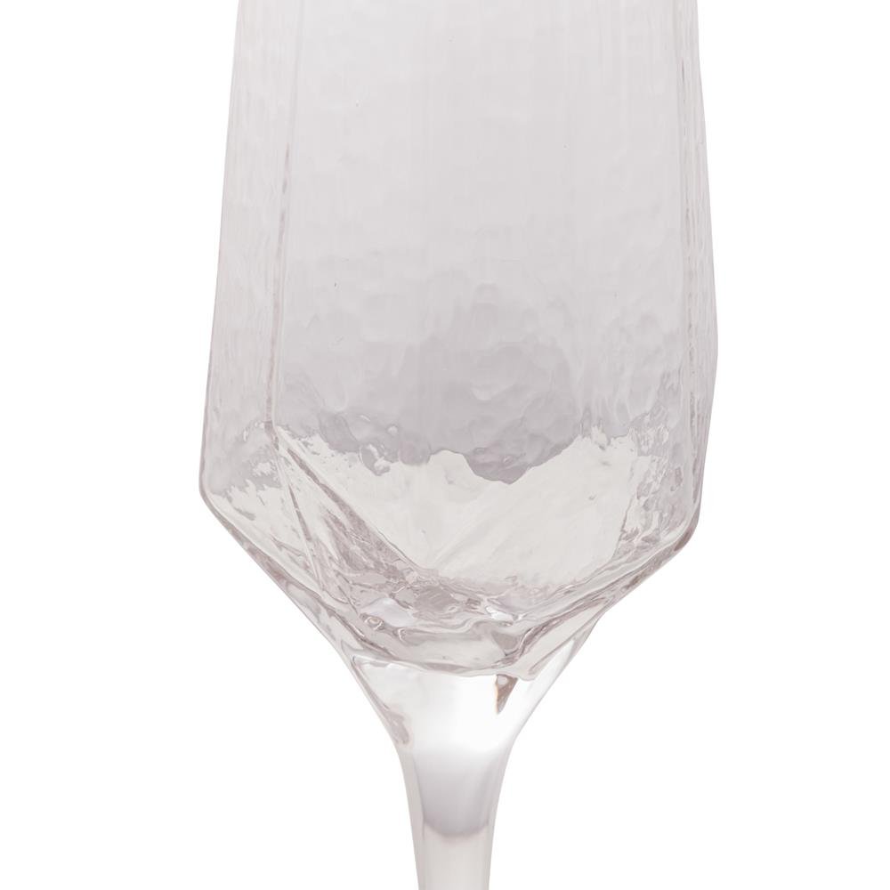 Taça Champagne 2pç Cristal 300ml c/ Borda Dourada Taj - Wolff - 3
