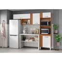 Ver imagem 4 de Cozinha Compacta Vitória 240cm - Cinamomo/branco Aramóveis