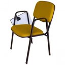 Ver imagem 2 de Cadeira Universitária para Auditórios Linha Hotel Amarelo