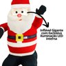 Papai Noel Inflável Gigante Iluminado Led Natal 1,2 Metros - Art Christmas - 6