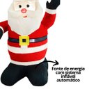 Ver imagem 7 de Papai Noel Inflável Gigante Iluminado Led Natal 1,2 Metros - Art Christmas