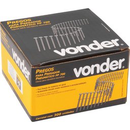 Prego Anelado 70 mm Carretel com 300 peças para O Pregador Pp 700 Vonder - 2